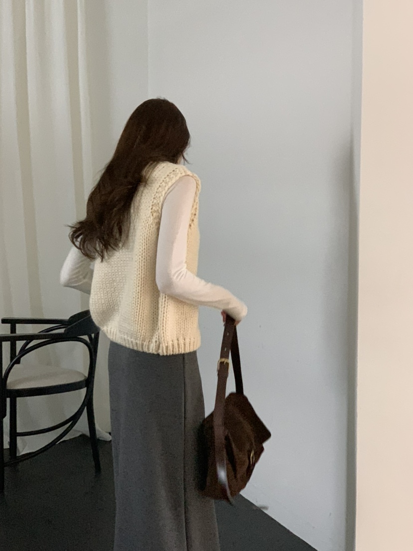 NOTICE韓國代購㊣女裝新品職業25秋冬熱賣時尚休閑真品馬甲NOTICE馬甲