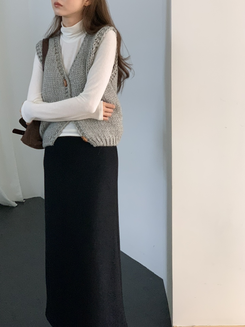 NOTICE韓國代購㊣女裝新品職業25秋冬熱賣時尚休閑真品馬甲NOTICE馬甲