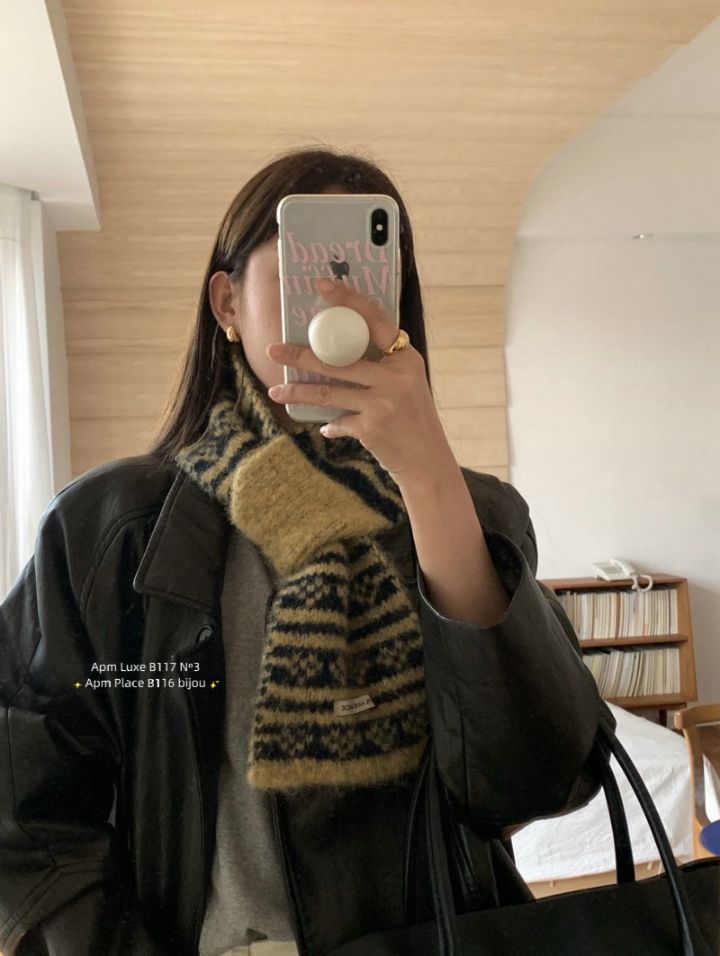 N3東大門㊣實拍女士新款休閑人氣25秋冬時尚職業真品圍巾披肩N3圍巾/披肩