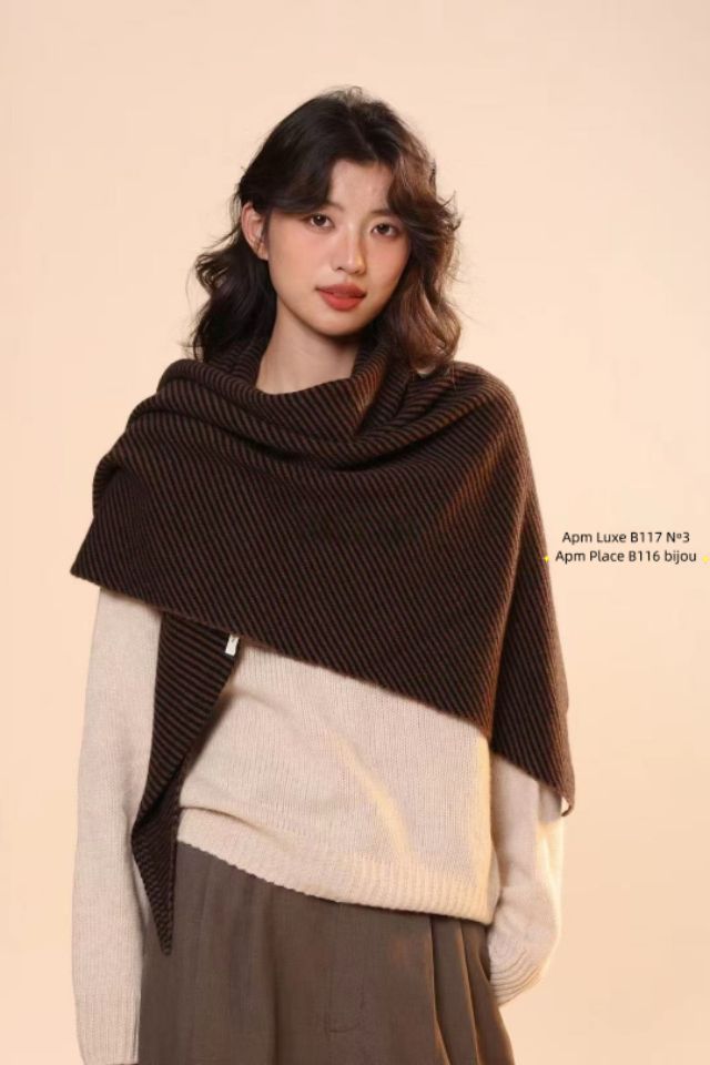 N3韓國直郵㊣女裝新款熱賣職業真品人氣25秋冬推薦圍巾披肩N3圍巾/披肩