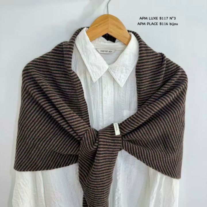 N3韓國直郵㊣女裝新款熱賣職業真品人氣25秋冬推薦圍巾披肩N3圍巾/披肩