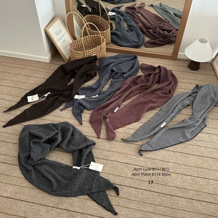 N3韓國直郵㊣女裝新款熱賣職業真品人氣25秋冬推薦圍巾披肩N3圍巾/披肩