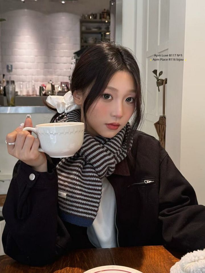 N3韓國代購㊣女裝新款休閑推薦真品熱賣25秋冬時尚圍巾披肩N3圍巾/披肩