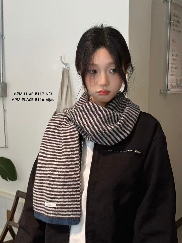 N3韓國代購㊣女裝新款休閑推薦真品熱賣25秋冬時尚圍巾披肩N3圍巾/披肩