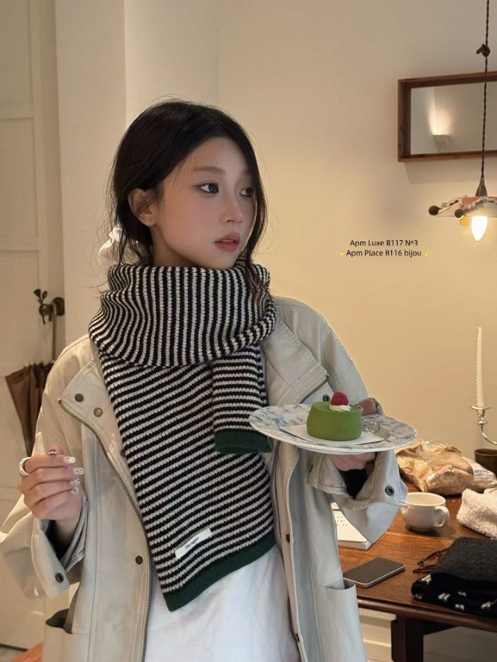 N3韓國代購㊣女裝新款休閑推薦真品熱賣25秋冬時尚圍巾披肩N3圍巾/披肩