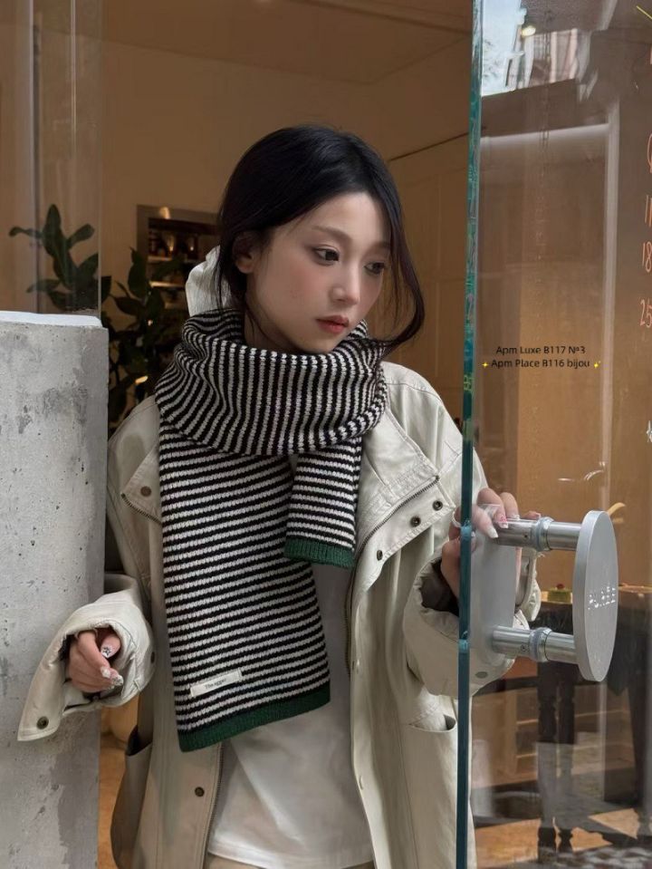 N3韓國代購㊣女裝新款休閑推薦真品熱賣25秋冬時尚圍巾披肩N3圍巾/披肩