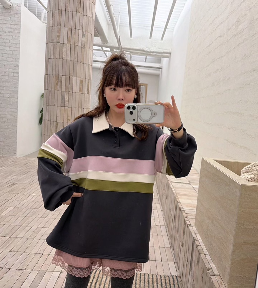 LOVABLE韓國直郵㊣女士新款25秋冬真品人氣推薦休閑熱賣衛衣LOVABLE衛衣