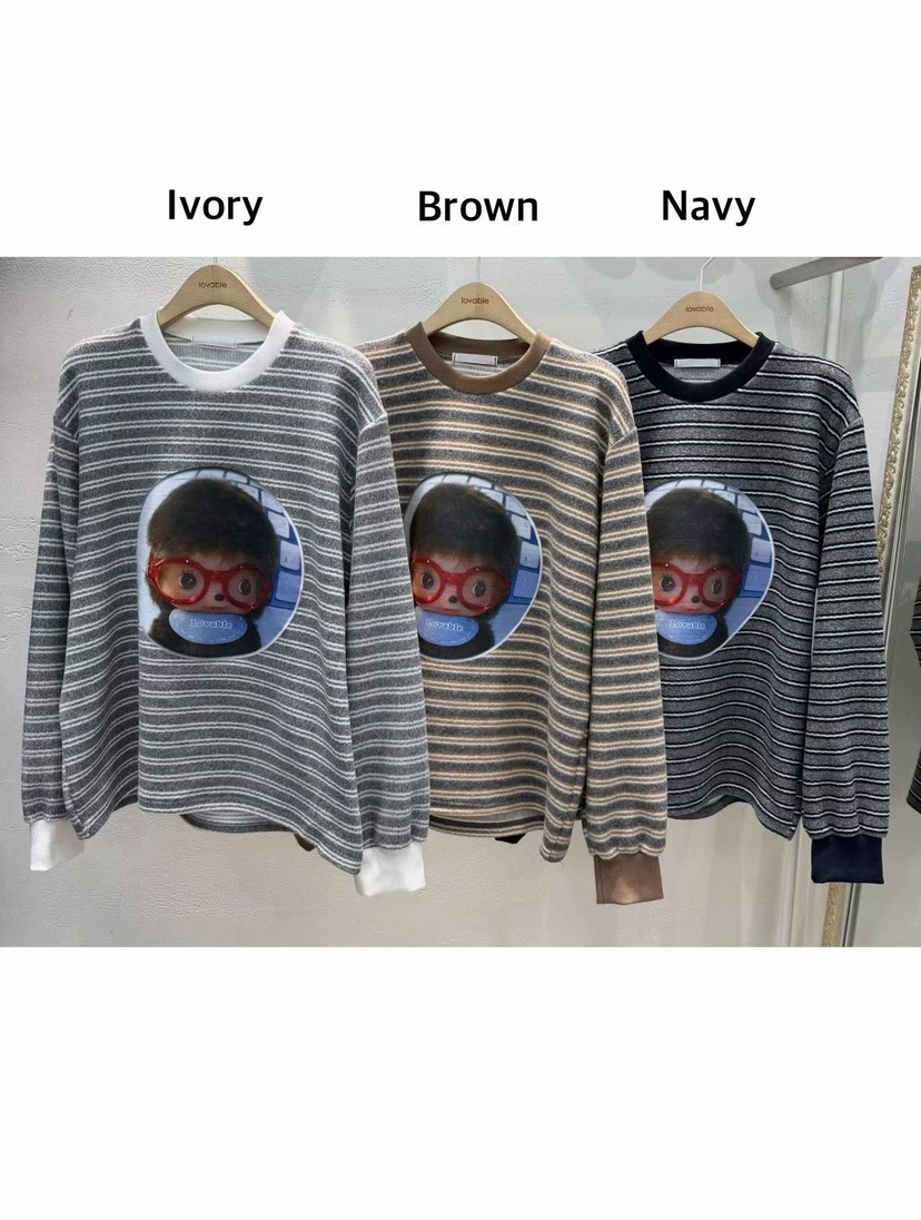 LOVABLE韓國直郵㊣女士新款推薦25秋冬時尚真品職業長袖T恤LOVABLE長袖T恤