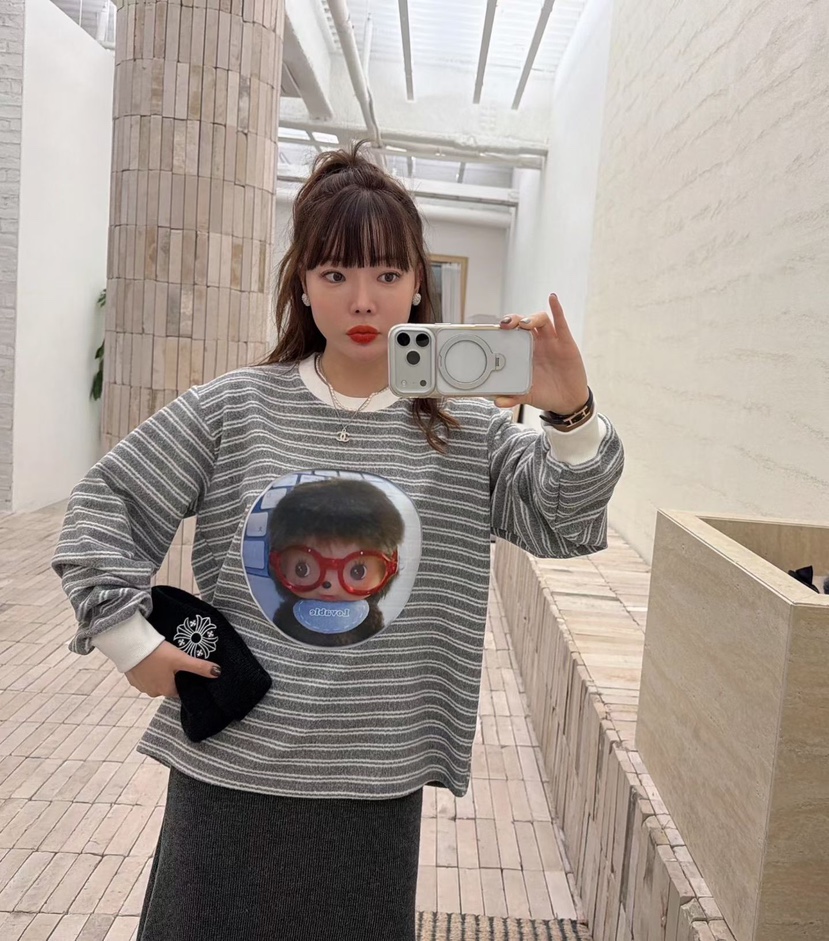 LOVABLE韓國直郵㊣女士新款推薦25秋冬時尚真品職業長袖T恤LOVABLE長袖T恤