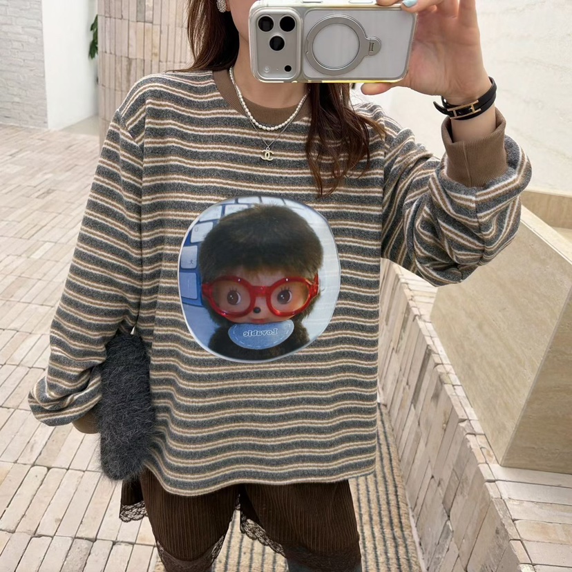 LOVABLE韓國直郵㊣女士新款推薦25秋冬時尚真品職業長袖T恤LOVABLE長袖T恤