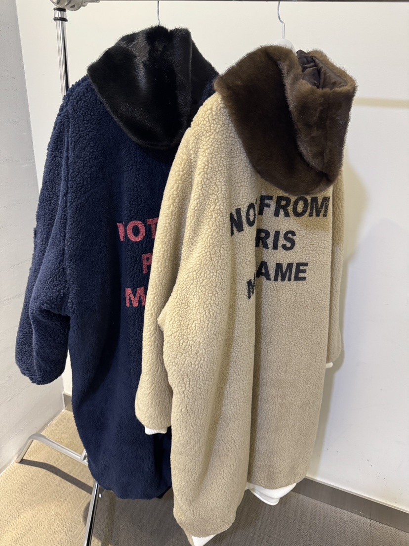 FRANC—L東大門㊣代購女士新品熱賣25秋冬中長款大衣兩面穿FRANC中長款大衣