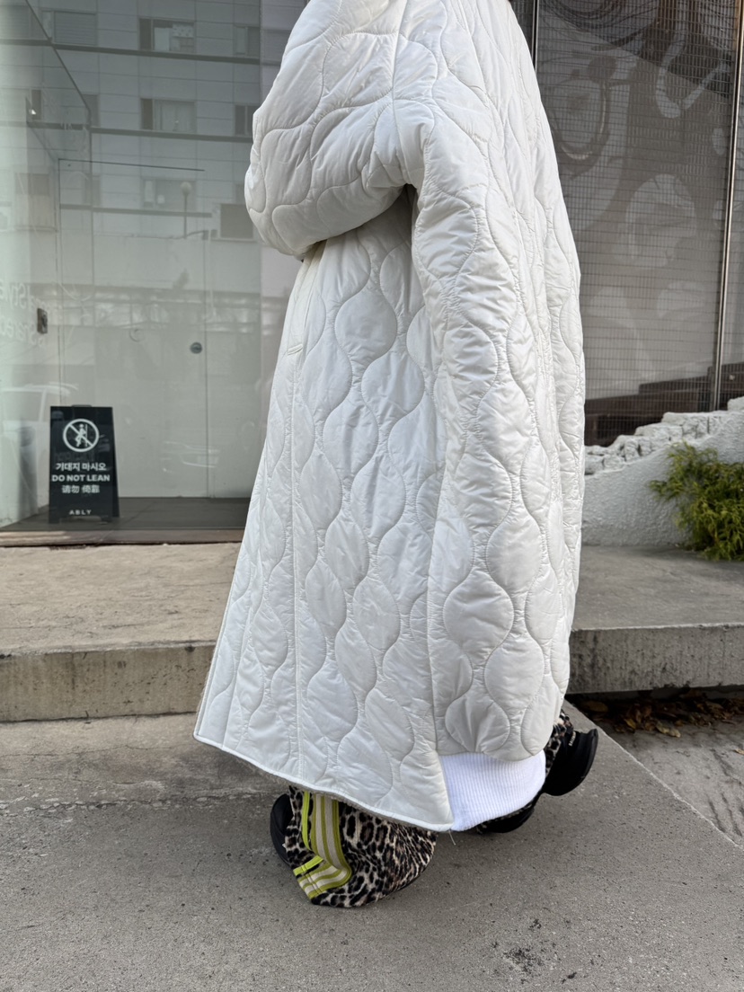 FRANC—L東大門㊣代購女士新品熱賣25秋冬中長款大衣兩面穿FRANC中長款大衣