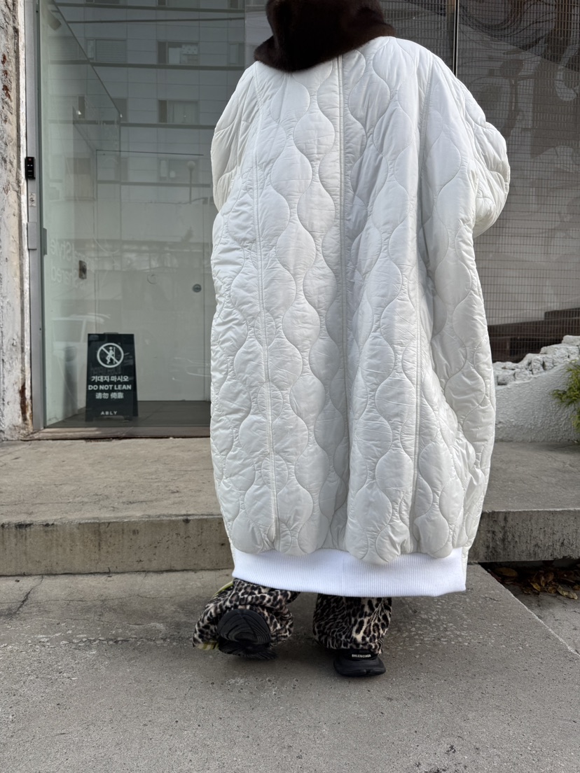 FRANC—L東大門㊣代購女士新品熱賣25秋冬中長款大衣兩面穿FRANC中長款大衣