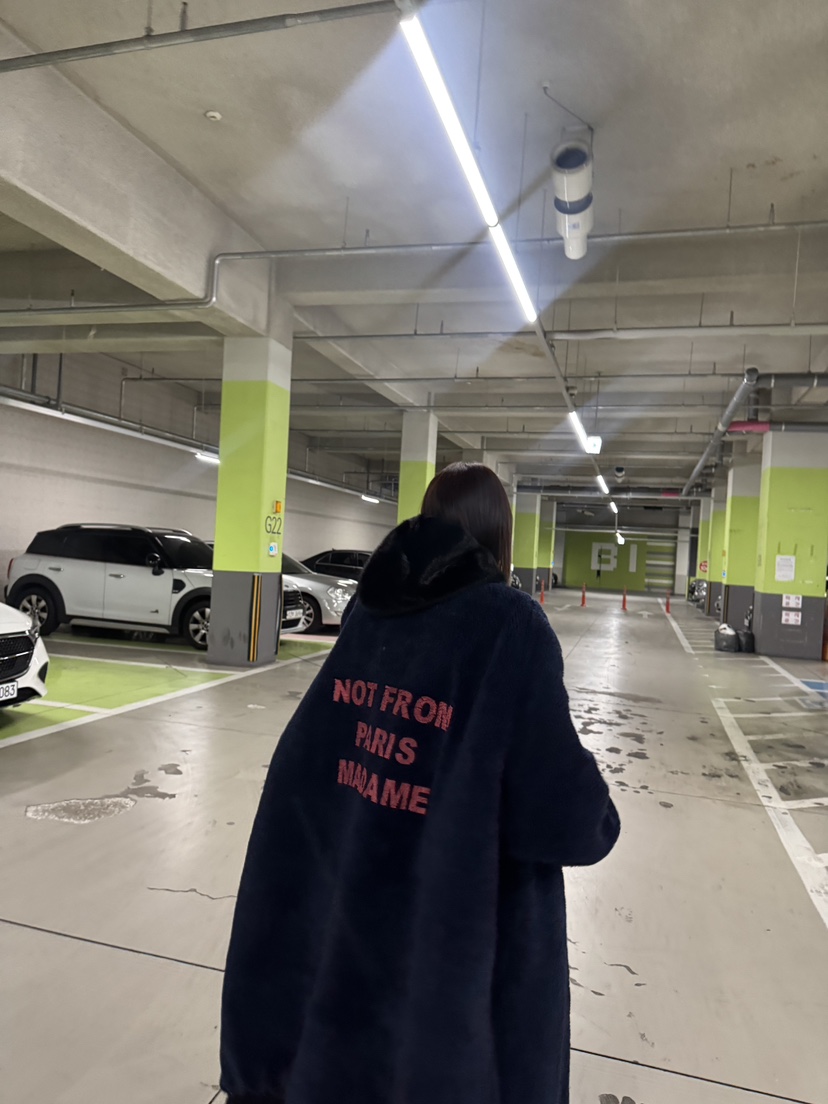 FRANC—L東大門㊣代購女士新品熱賣25秋冬中長款大衣兩面穿FRANC中長款大衣