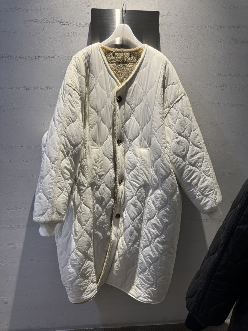 FRANC—L東大門㊣代購女士新品熱賣25秋冬中長款大衣兩面穿FRANC中長款大衣圖色1