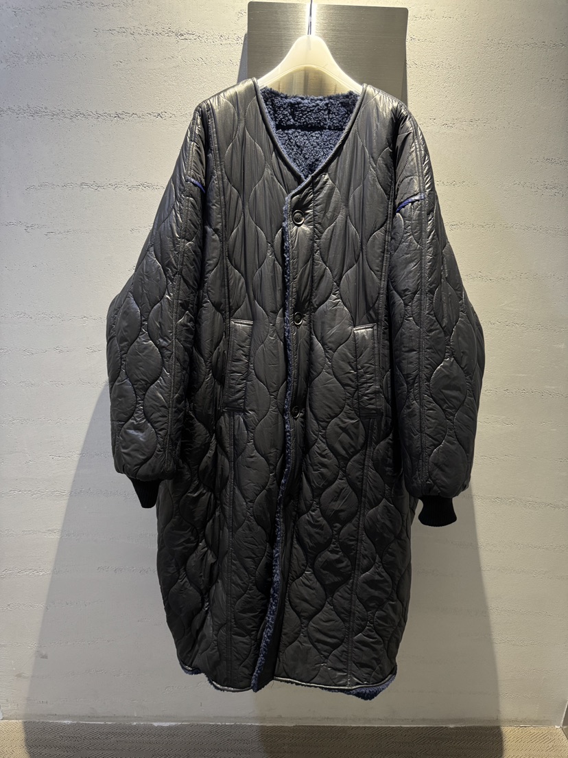 FRANC—L東大門㊣代購女士新品熱賣25秋冬中長款大衣兩面穿FRANC中長款大衣圖色2