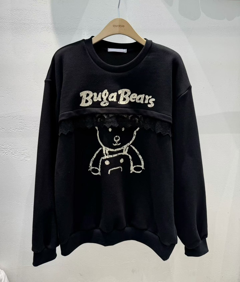 LOVABLE東大門㊣代購女裝新品熱賣休閑時尚真品25秋冬職業衛衣LOVABLE衛衣圖色3