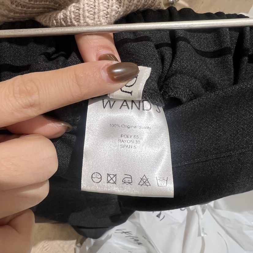 W AND J東大門㊣實拍女士新品25秋冬真品時尚推薦職業休閑褲W AND J休閑褲