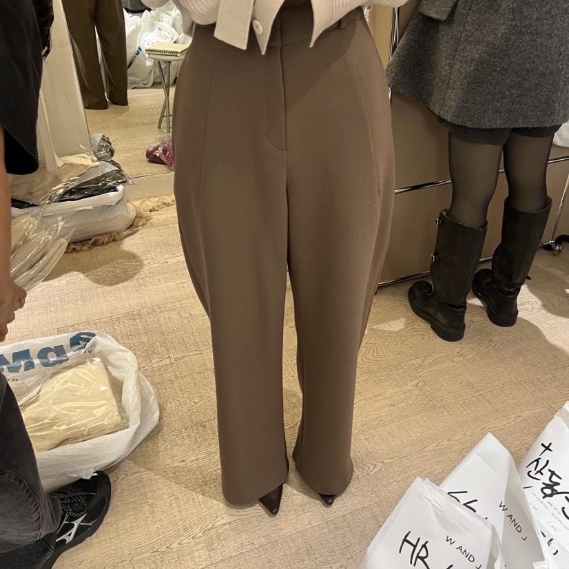 W AND J東大門㊣實拍女士新品25秋冬真品時尚推薦職業休閑褲W AND J休閑褲圖色1