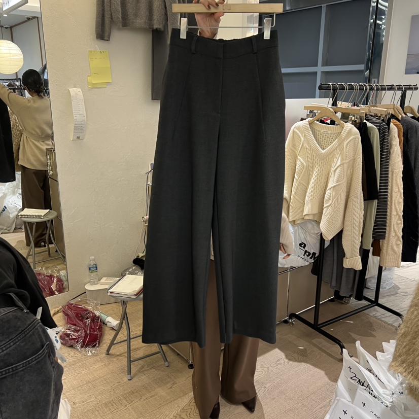 W AND J東大門㊣實拍女士新品25秋冬真品時尚推薦職業休閑褲W AND J休閑褲圖色2