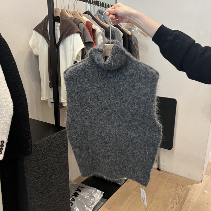 LA MAGIE FEMME東大門㊣直郵女裝新品熱賣職業25秋冬吊帶背心Lamagie Femme吊帶/背心圖色3