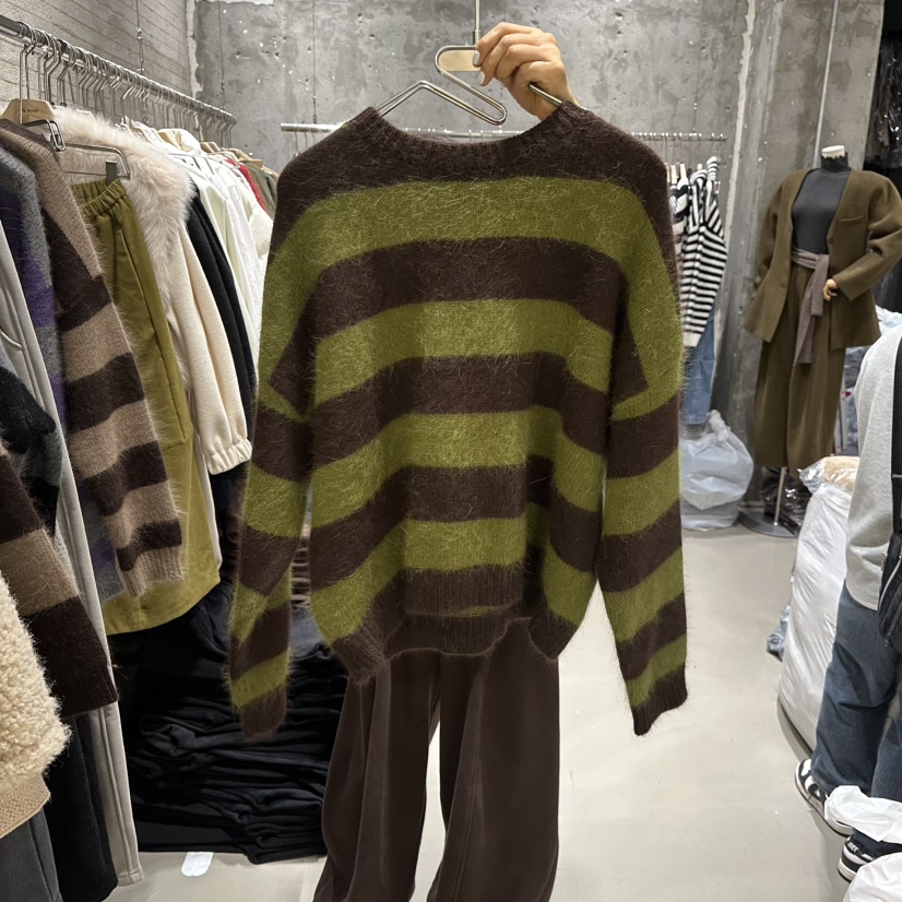 JUNI東大門㊣實拍女士新款熱賣真品休閑人氣25秋冬職業針織衫my juni針織衫圖色3