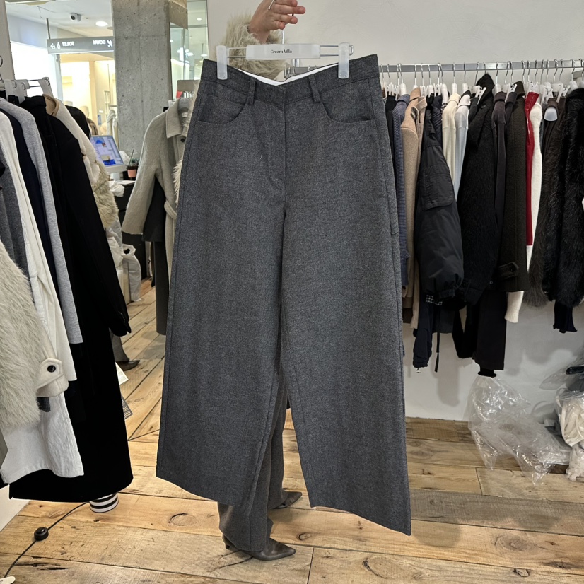 CREAM VILLA東大門㊣直郵女士新款推薦休閑褲羊毛CREAMVILLA休閑褲圖色2