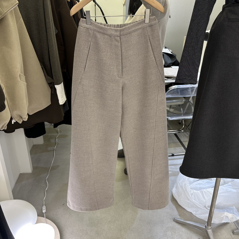 AMON東大門㊣直郵女士新款熱賣職業推薦人氣25秋冬休閑褲羊毛AMON休閑褲圖色1