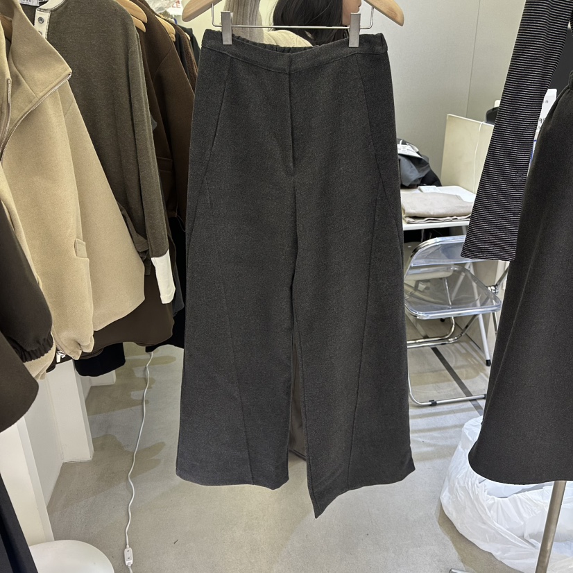 AMON東大門㊣直郵女士新款熱賣職業推薦人氣25秋冬休閑褲羊毛AMON休閑褲圖色2墨色