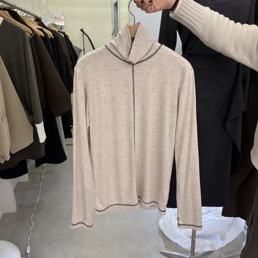 AMON東大門㊣直郵女裝新款時尚熱賣推薦人氣真品職業長袖T恤AMON長袖T恤圖色1