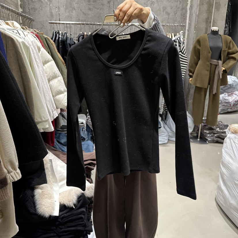 JUNI東大門㊣代購女士新款休閑真品人氣熱賣推薦時尚長袖T恤my juni長袖T恤圖色3