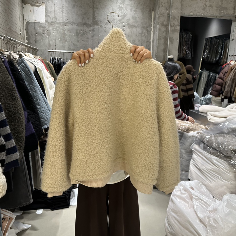 JUNI韓國代購㊣女士新款職業推薦25秋冬人氣熱賣真品夾克羊毛my juni夾克