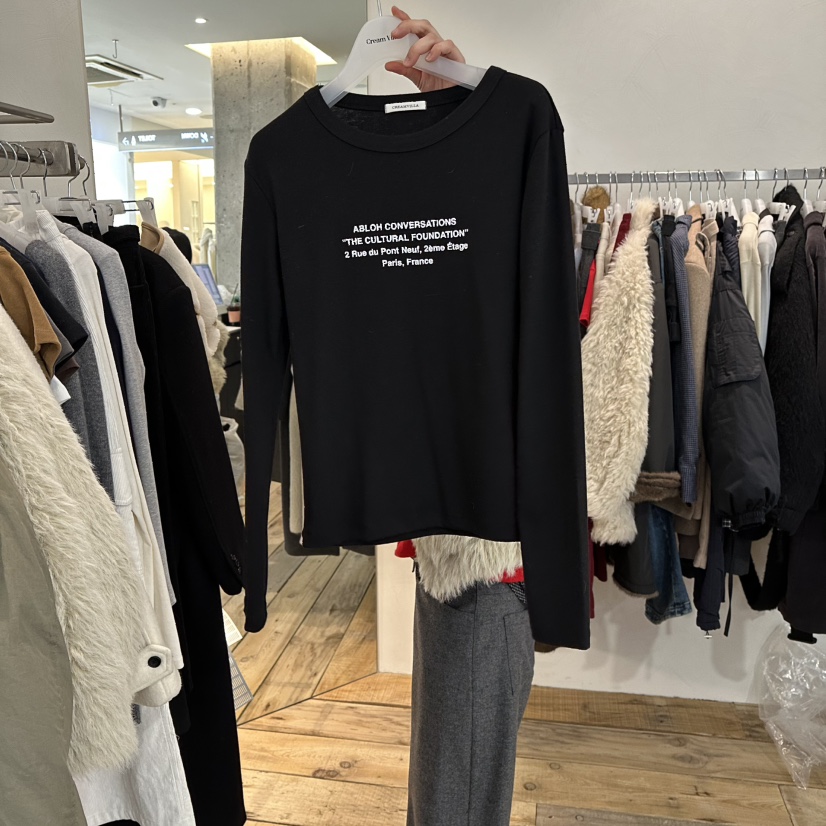 CREAM VILLA東大門㊣實拍女裝新品真品長袖T恤CREAMVILLA長袖T恤圖色3