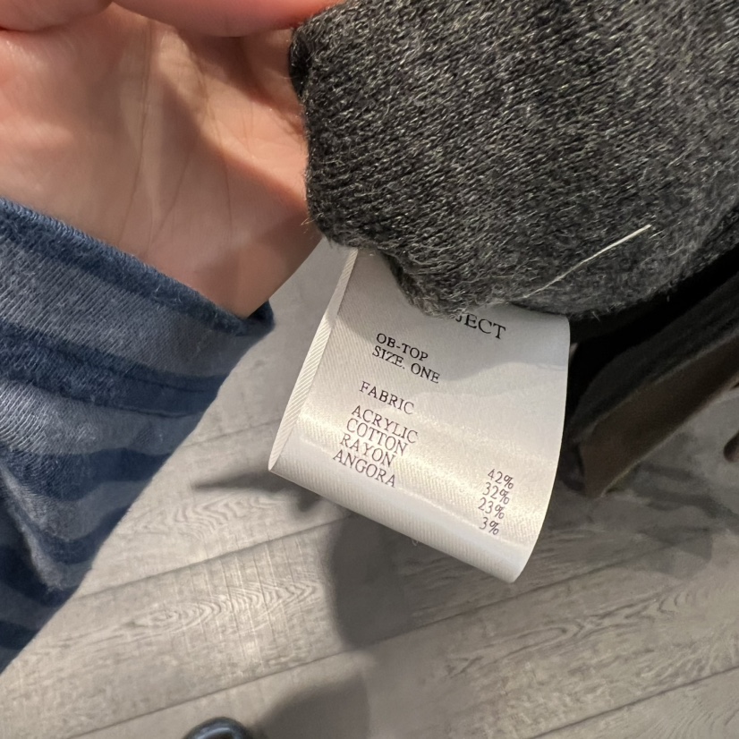 OBJECT韓國直郵㊣女士新品休閑時尚長袖T恤安哥拉連帽衫羊毛OBJECT長袖T恤