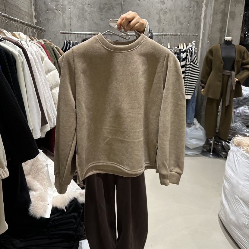 JUNI東大門㊣代購女士新品推薦真品職業25秋冬衛衣加絨羊毛my juni衛衣圖色2