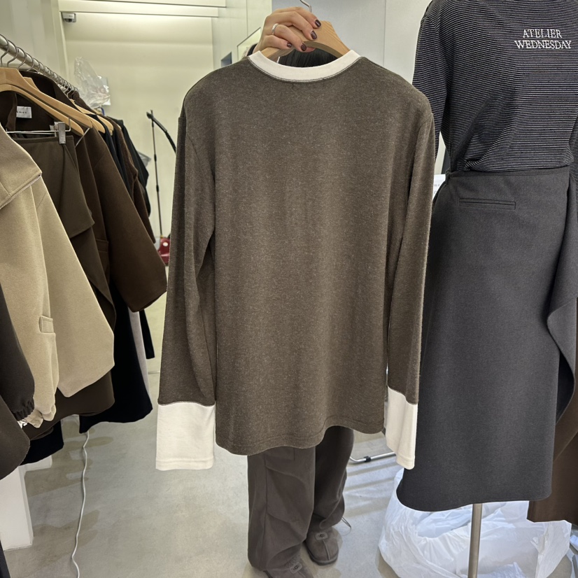 AMON東大門㊣實拍女士新品時尚25秋冬人氣職業熱賣休閑針織衫AMON針織衫