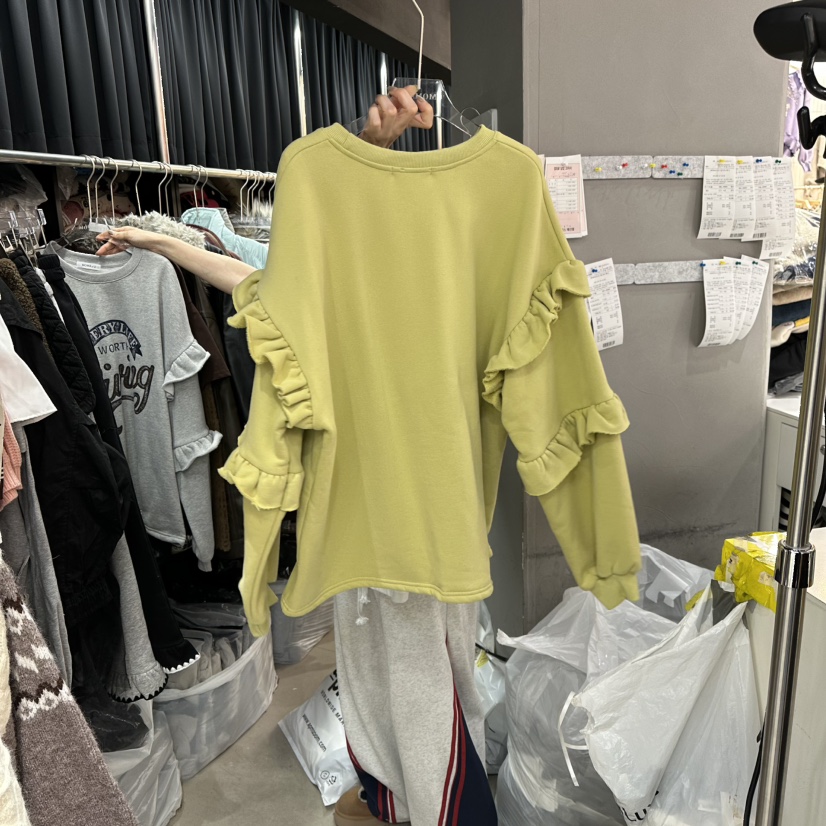 MOMAZU東大門㊣實拍女裝新款真品休閑職業時尚25秋冬衛衣加絨MOMAZU衛衣