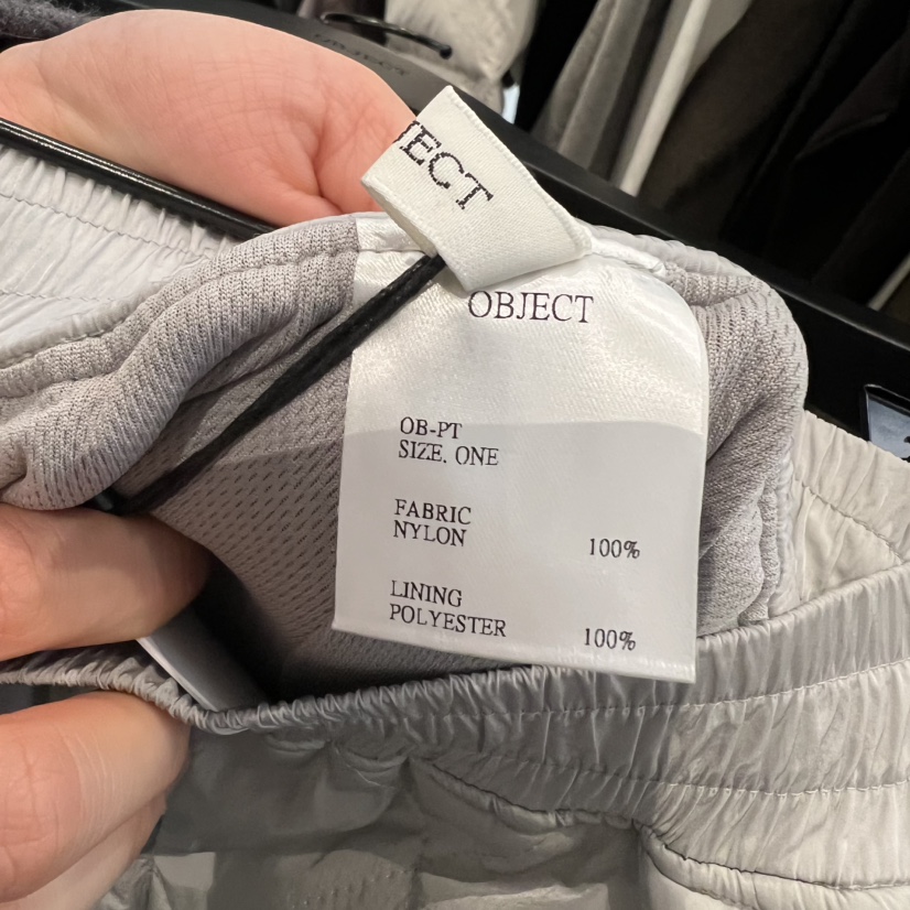 OBJECT韓國直郵㊣女裝新款25秋冬真品時尚熱賣推薦休閑褲絎縫OBJECT休閑褲