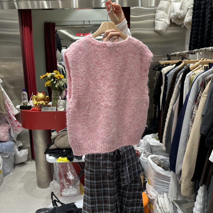 SOLAR韓國直郵㊣女裝新品熱賣25秋冬人氣真品推薦時尚吊帶背心SOLAR吊帶/背心