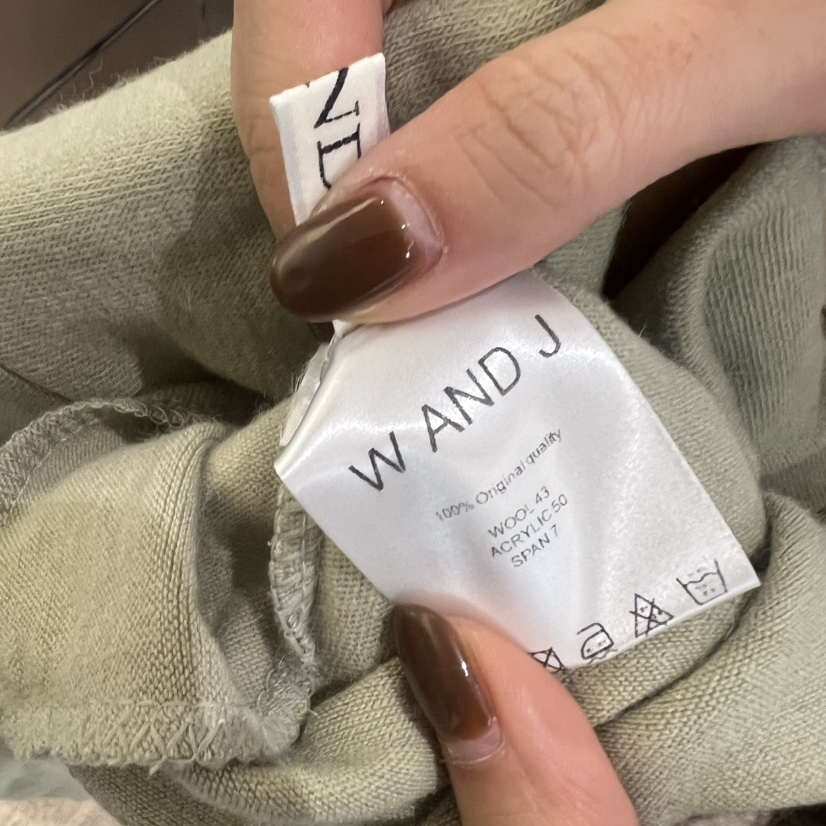 W AND J東大門㊣代購女士新款25秋冬熱賣時尚真品長袖T恤W AND J長袖T恤