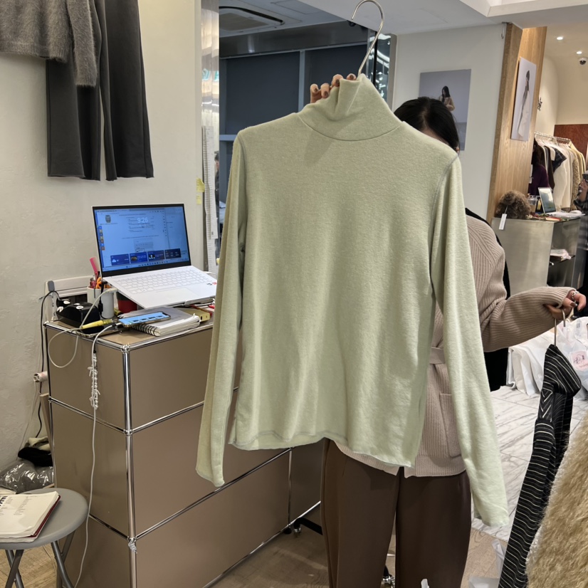 W AND J東大門㊣代購女士新款25秋冬熱賣時尚真品長袖T恤W AND J長袖T恤圖色3