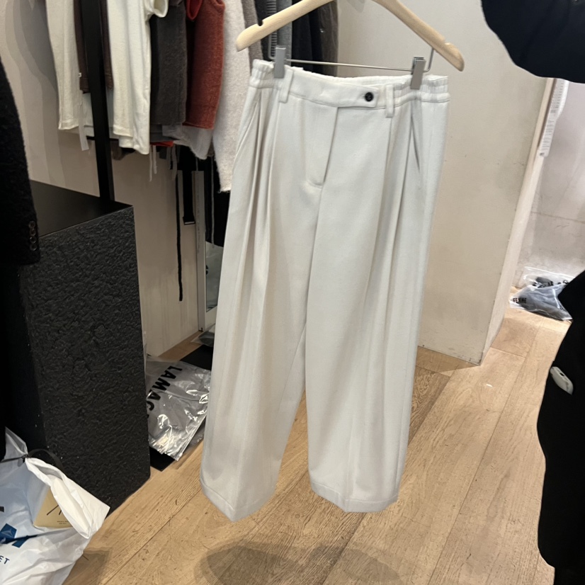 LA MAGIE FEMME東大門㊣代購女裝新品25秋冬休閑熱賣休閑褲Lamagie Femme休閑褲圖色1