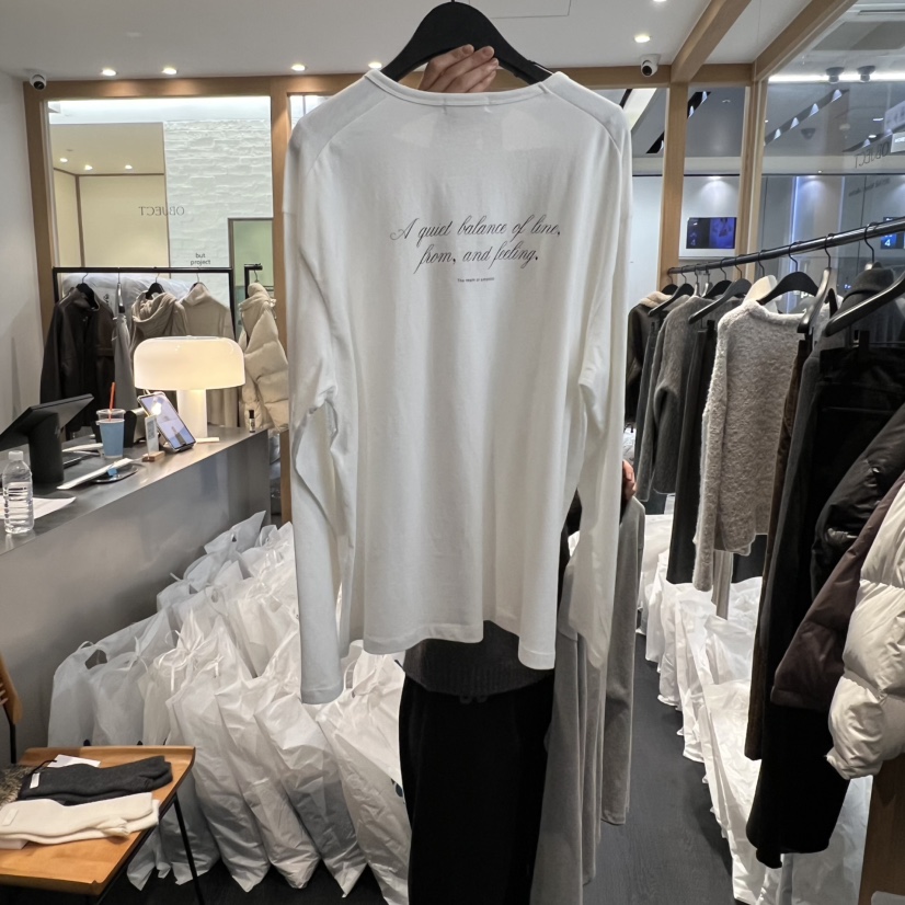 OBJECT東大門㊣代購女裝新款熱賣休閑推薦人氣職業真品長袖T恤OBJECT長袖T恤