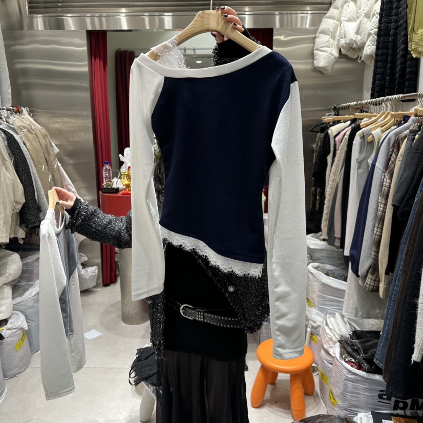 SOLAR東大門㊣實拍女士新品推薦時尚真品熱賣25秋冬長袖T恤SOLAR長袖T恤