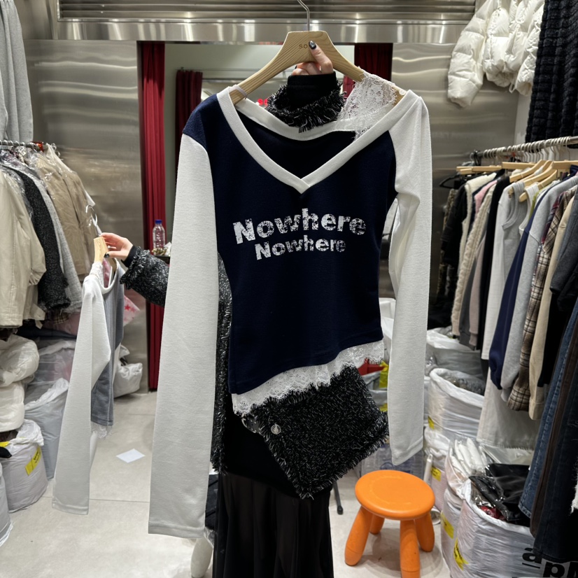 SOLAR東大門㊣實拍女士新品推薦時尚真品熱賣25秋冬長袖T恤SOLAR長袖T恤圖色2