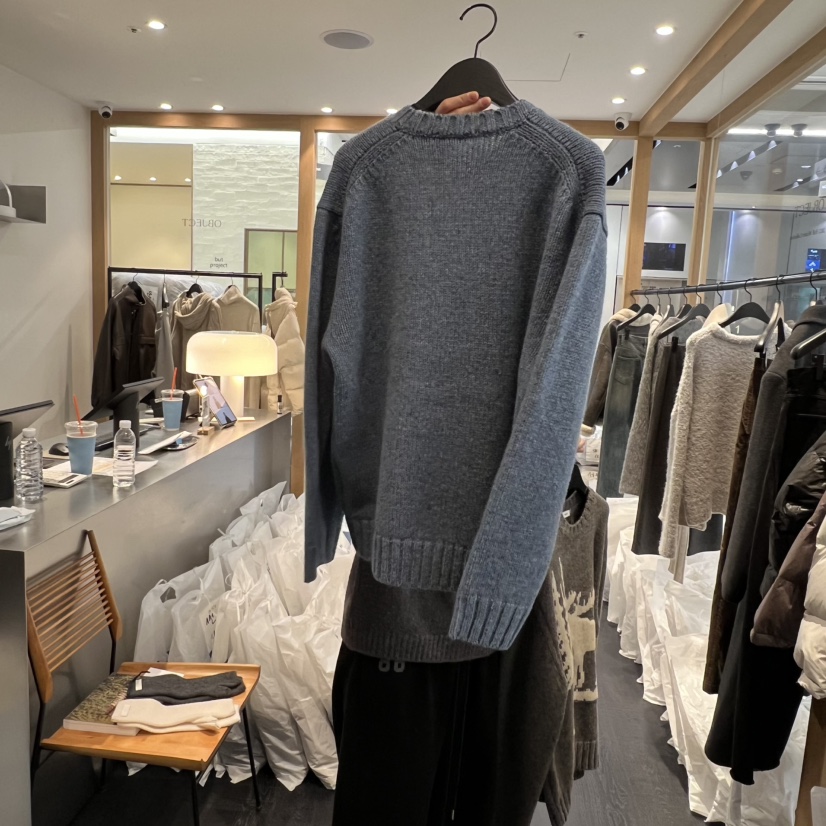 OBJECT韓國代購㊣女士新品真品熱賣25秋冬推薦時尚職業毛衣OBJECT毛衣