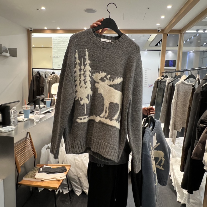 OBJECT韓國代購㊣女士新品真品熱賣25秋冬推薦時尚職業毛衣OBJECT毛衣圖色2