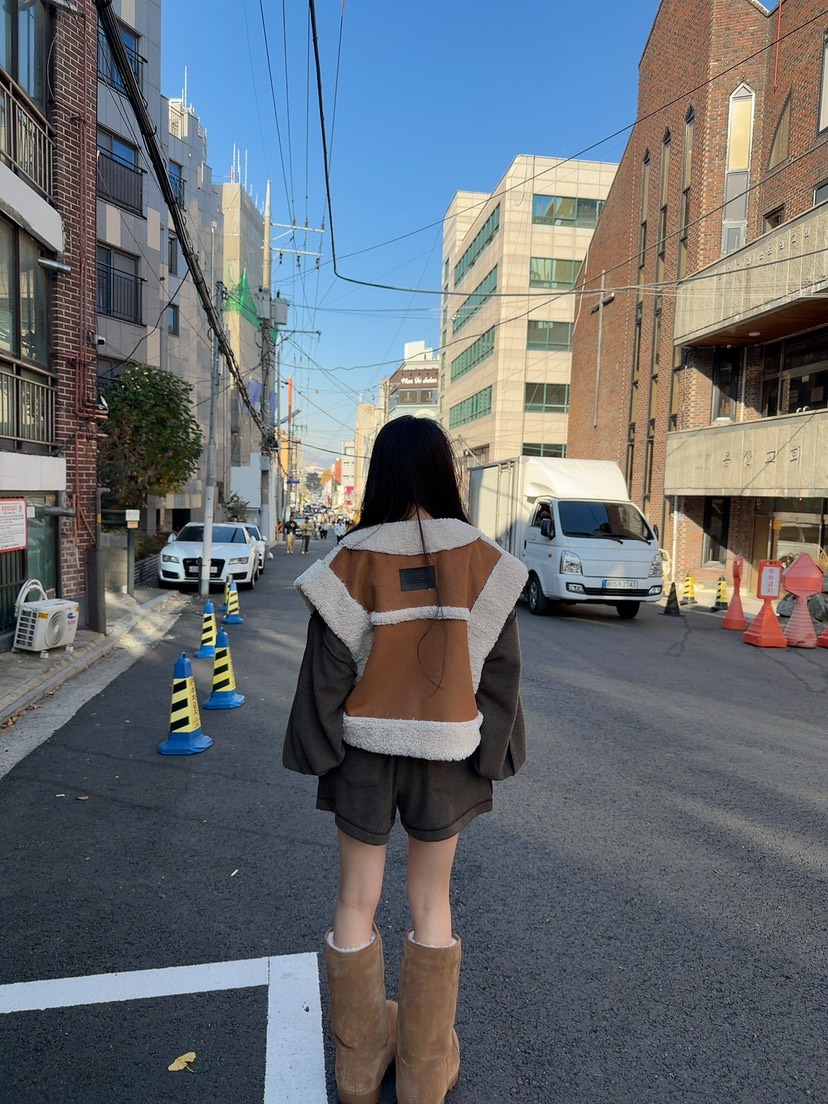 PALETTE-Q東大門㊣代購女裝新款熱賣職業推薦25秋冬真品馬甲PALETTE馬甲