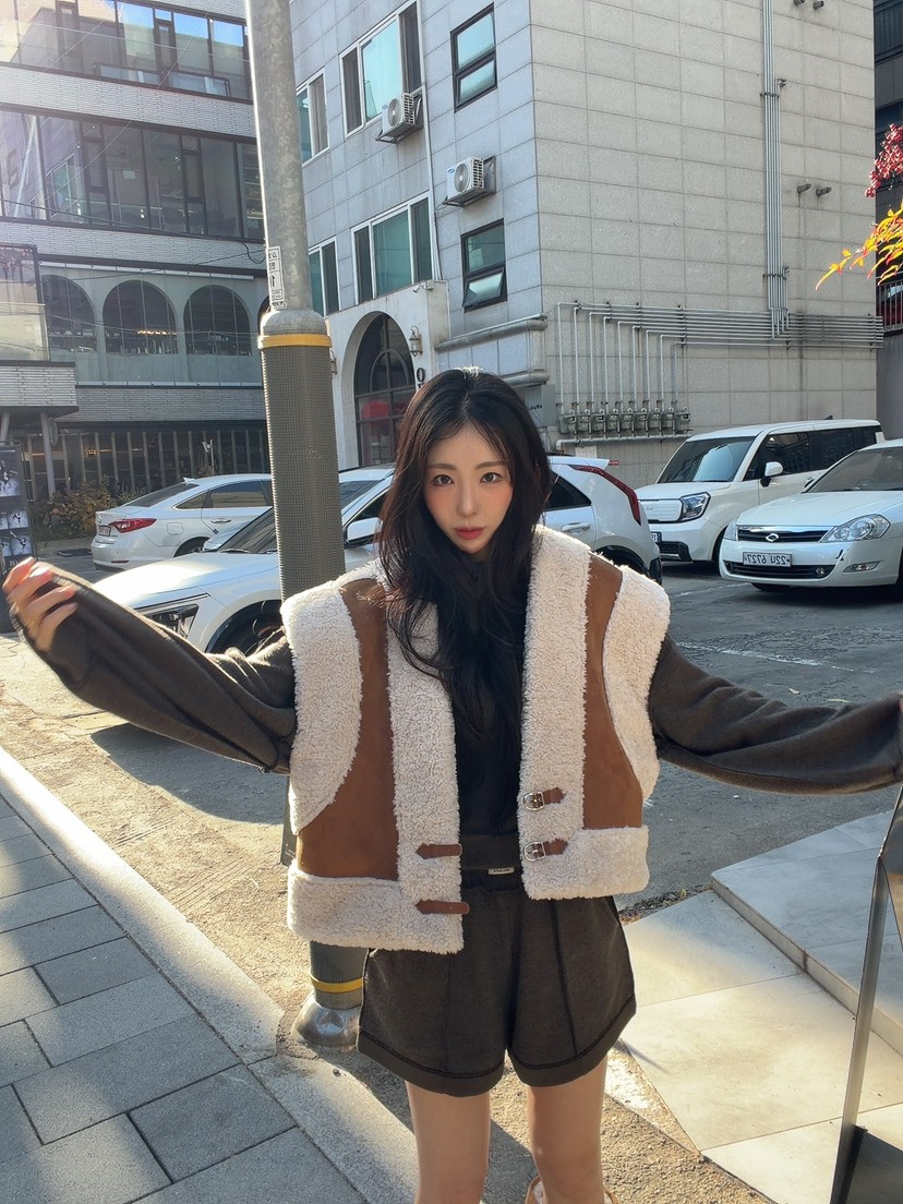 PALETTE-Q東大門㊣代購女裝新款熱賣職業推薦25秋冬真品馬甲PALETTE馬甲