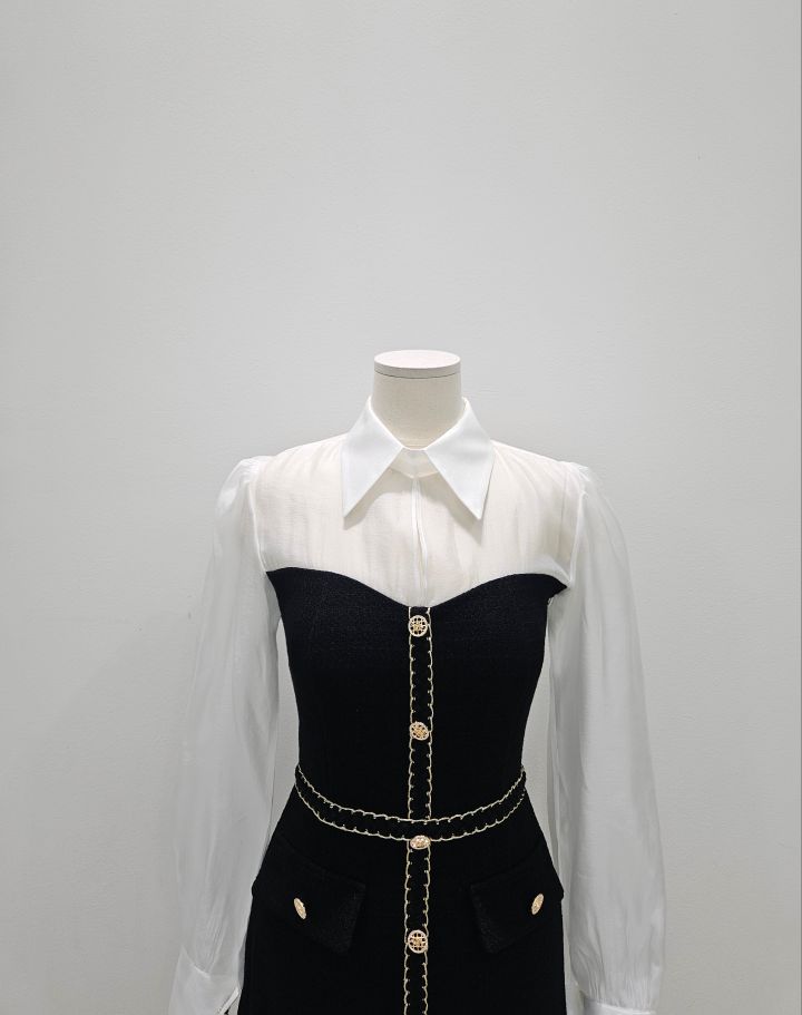 HIGH HEELS韓國直郵㊣女士新款25秋冬時尚推薦職業熱賣連衣裙HIGH HEELS連衣裙